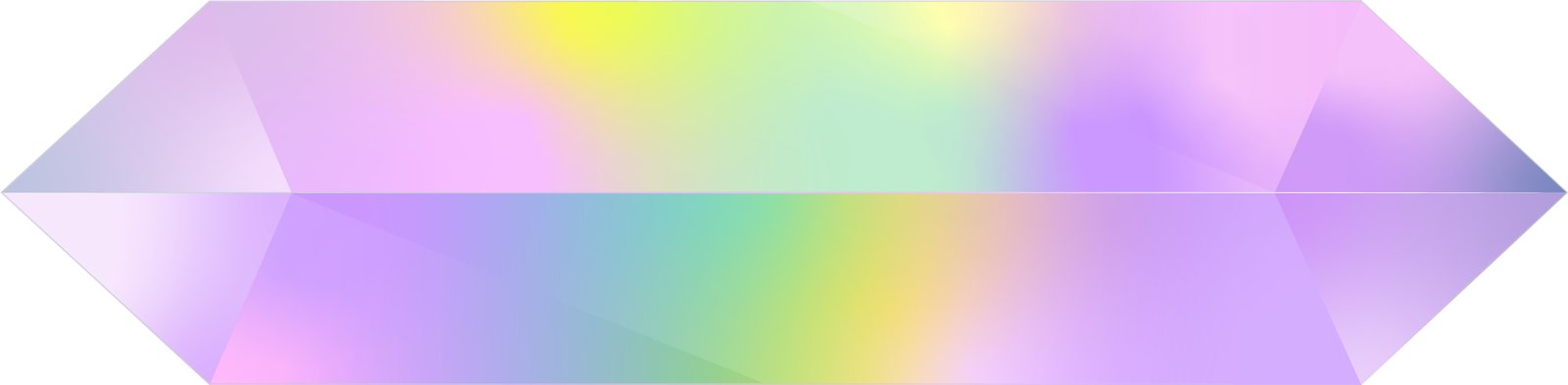 Pastel crystal gem graphic